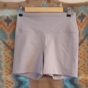 90 Degree By Reflex Women's Light Gray Bike Shorts